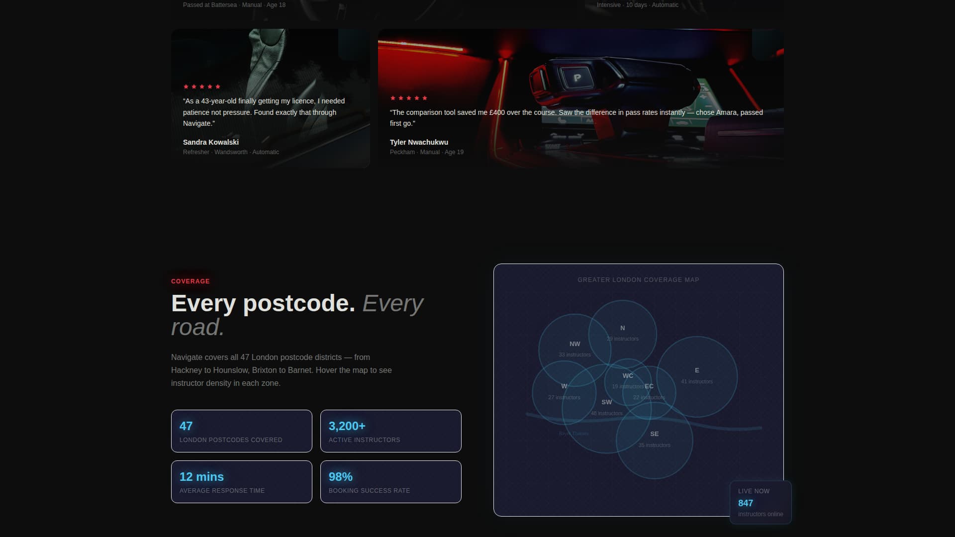 Navigate - Dynamic Instructor Landing Page Template