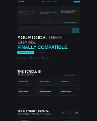 Lexicon - Accessible Documentation Landing Page Template