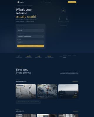 Ridgeline - Proven Aframe Landing Page Template