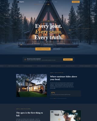 Ridgeline - Expert Aframe Landing Page Template
