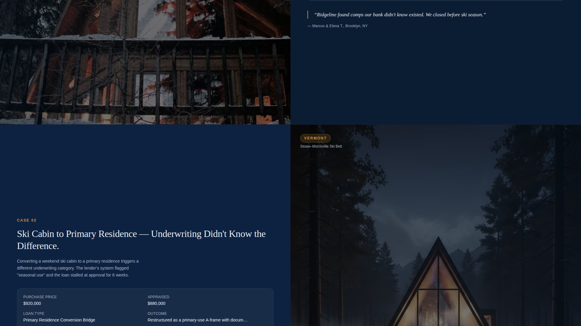 Ridgeline - Immersive Aframe Landing Page Template