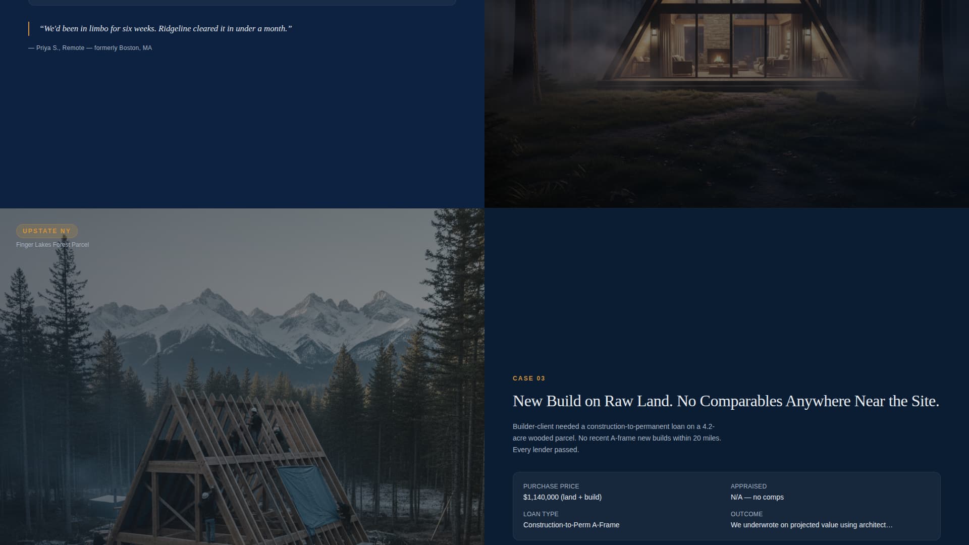 Ridgeline - Immersive Aframe Landing Page Template