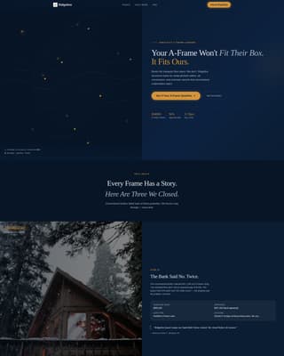 Ridgeline - Immersive Aframe Landing Page Template