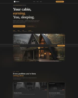 Ridgeline - Immersive Aframe Landing Page Template