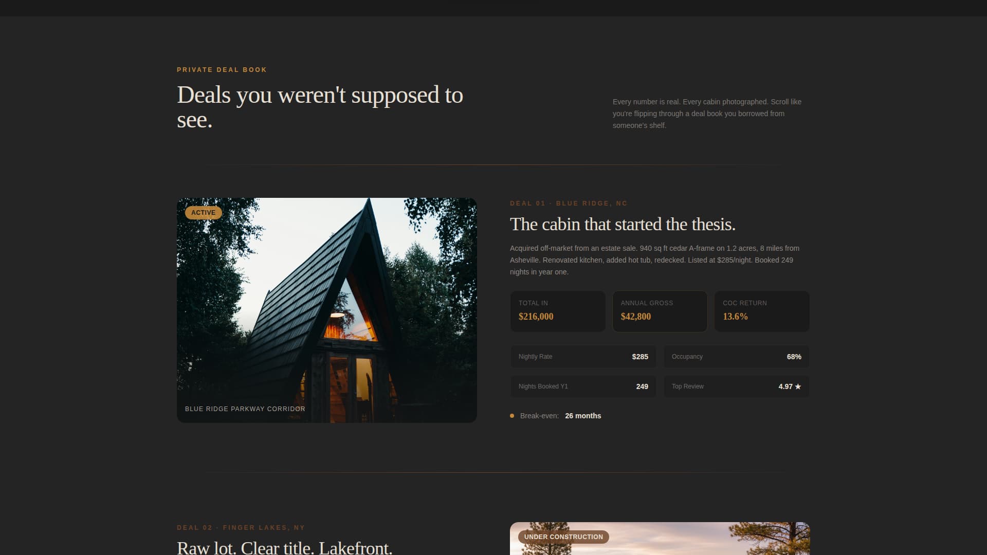 Frame - Immersive Aframe Landing Page Template