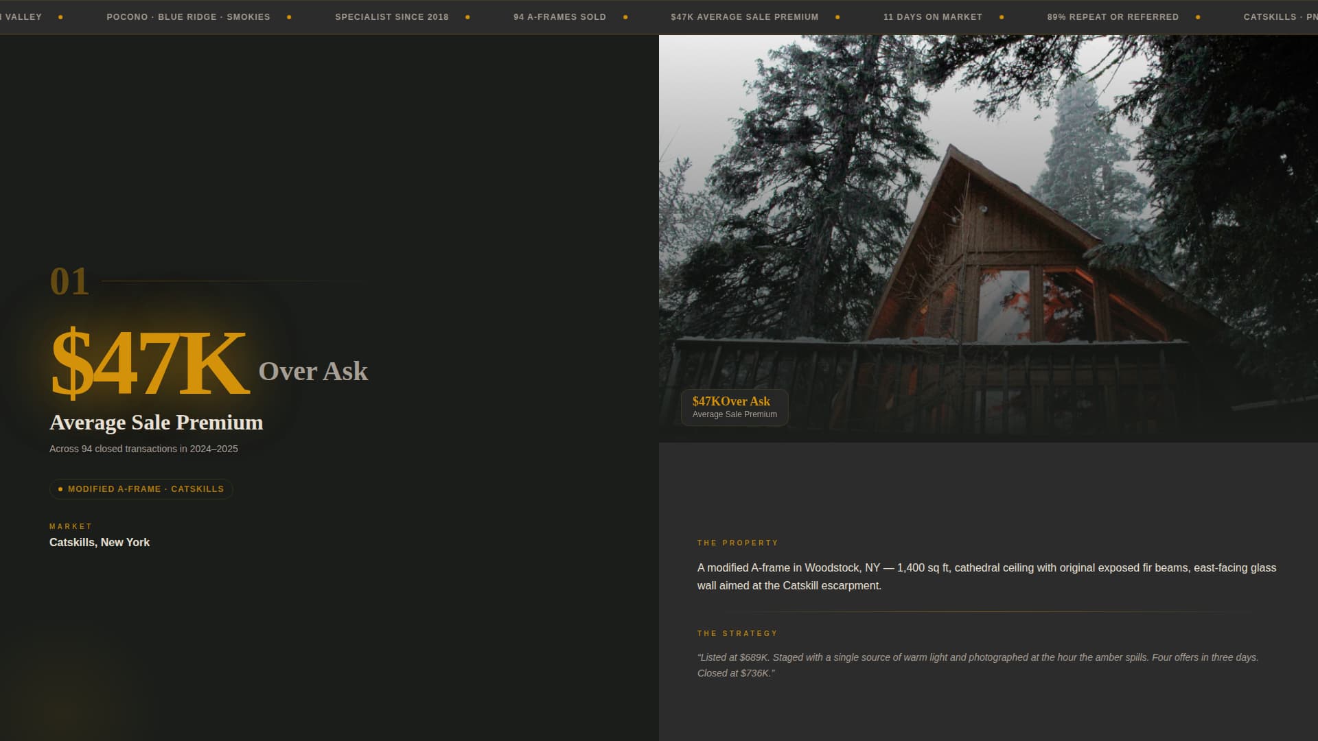 Ridgeline - Highconverting Aframe Landing Page Template