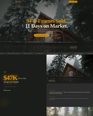 Ridgeline - Highconverting Aframe Landing Page Template