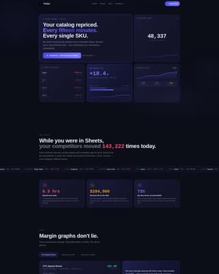 Ticker - Dynamic Repricing Landing Page Template