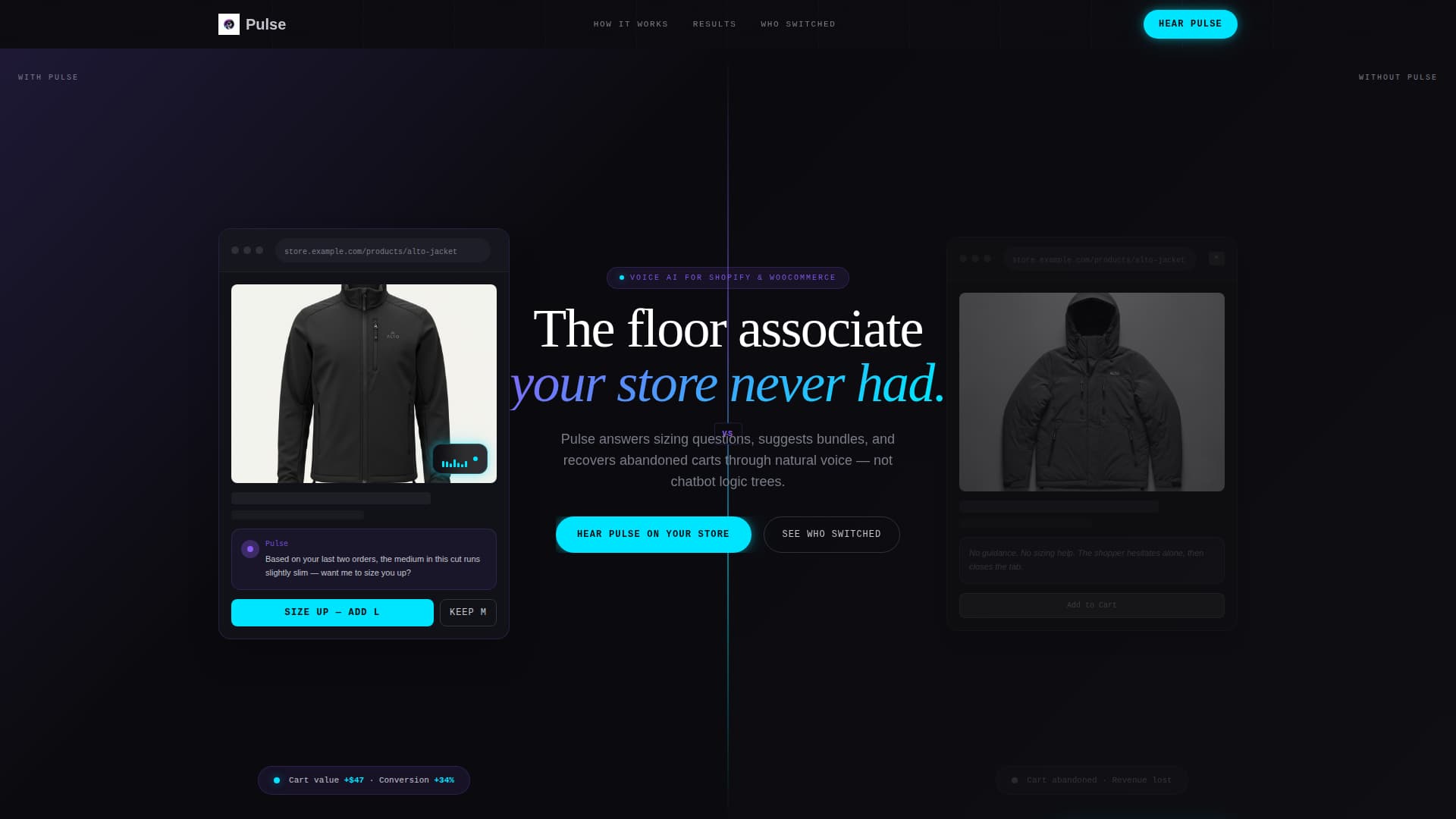 Pulse - Conversion-Driven Ecommerce Landing Page Template