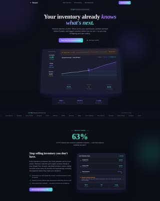 Restock - Intelligent Inventory Landing Page Template