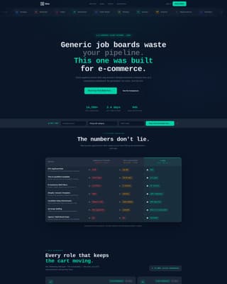 Hire - Powerful Ecommerce Landing Page Template