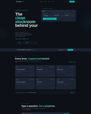 Storefront — Ecommerce Landing Page Template