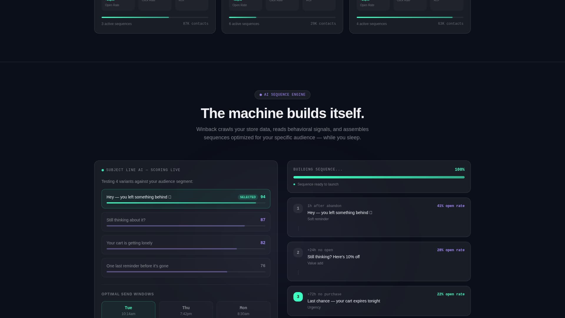 Winback - Powerful Reengagement Landing Page Template