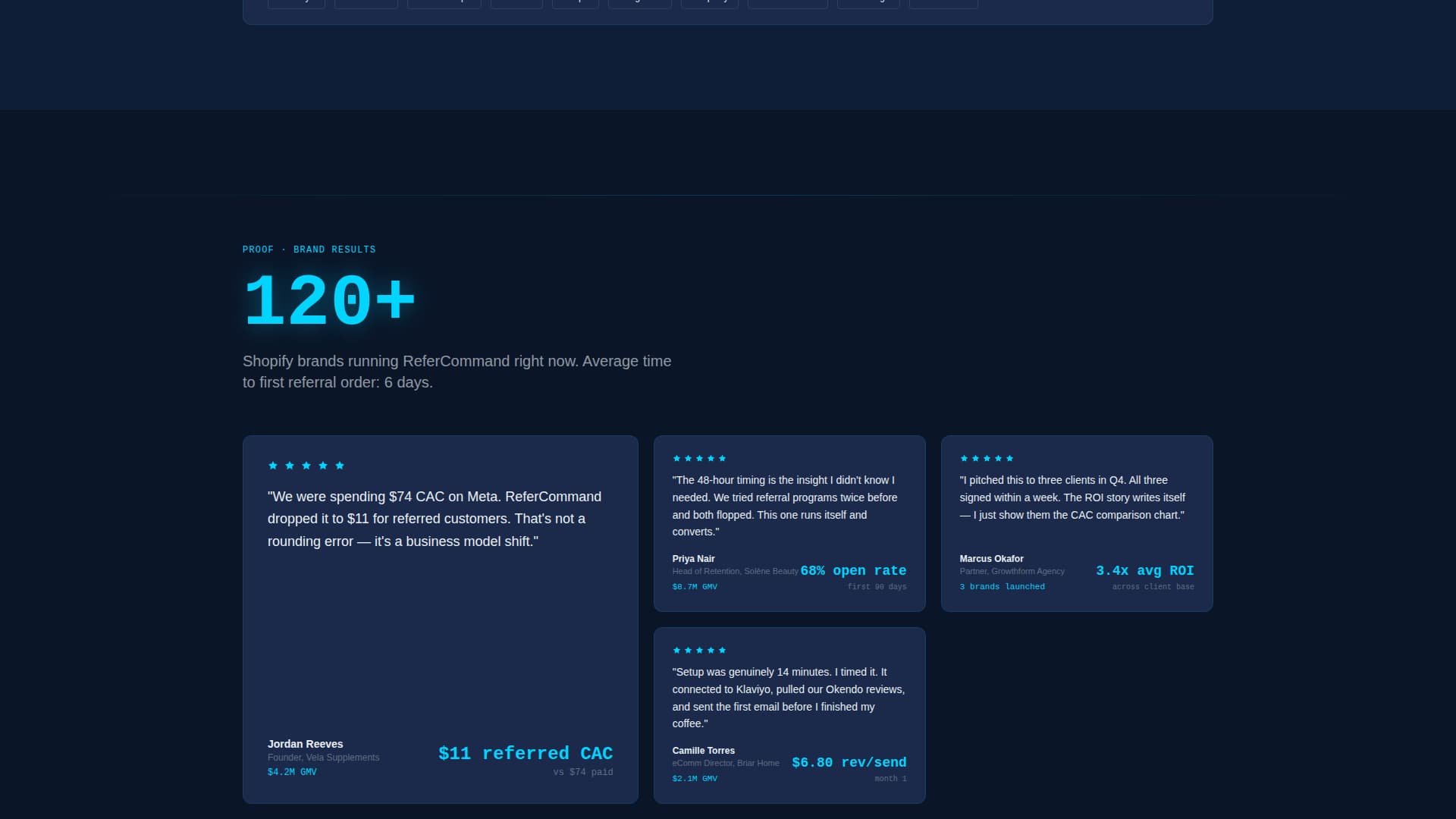 Refercommand - High-Converting Referral Landing Page Template