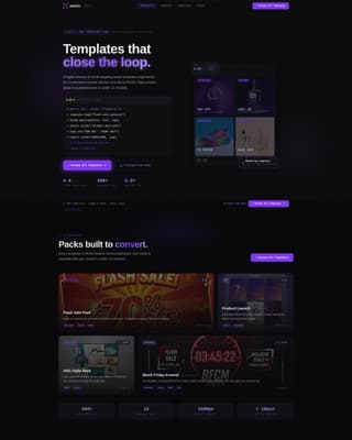 Metric - High-Converting Ecommerce Landing Page Template
