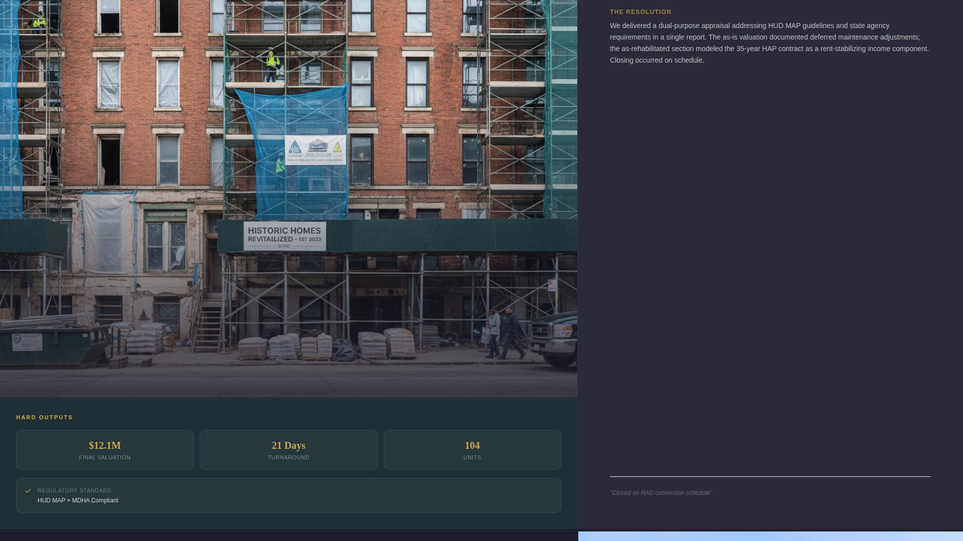 Appraise - Certified Affordable Housing Landing Page Template