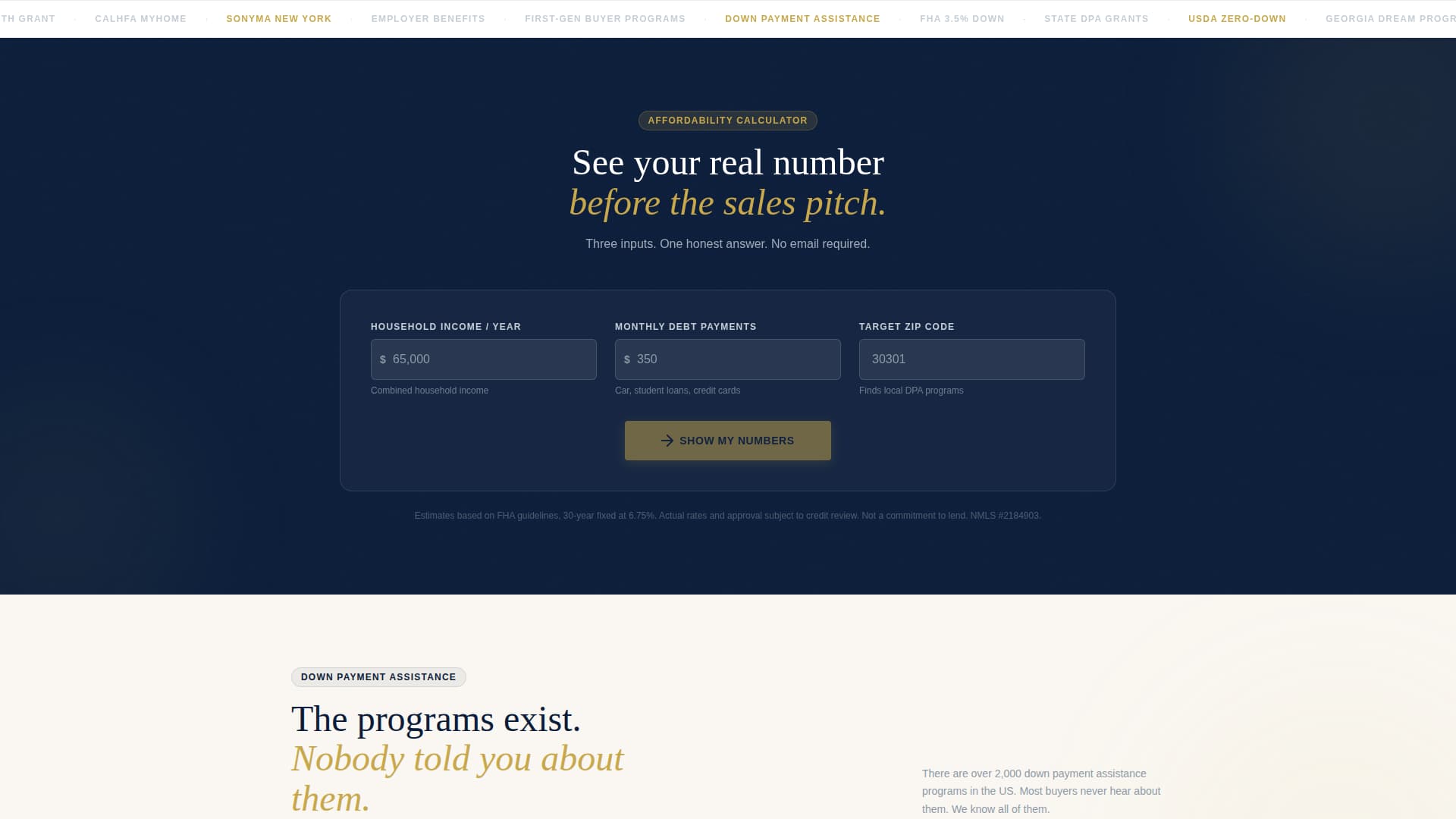 Qualify - Powerful Affordable Housing Landing Page Template