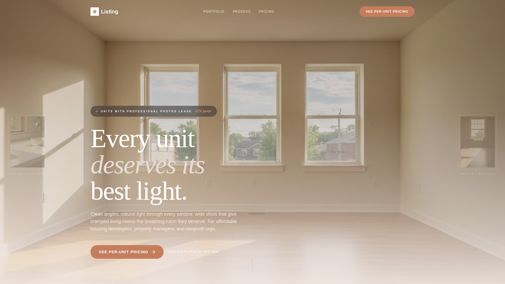 Listing - Stunning Affordablehousing Landing Page Template