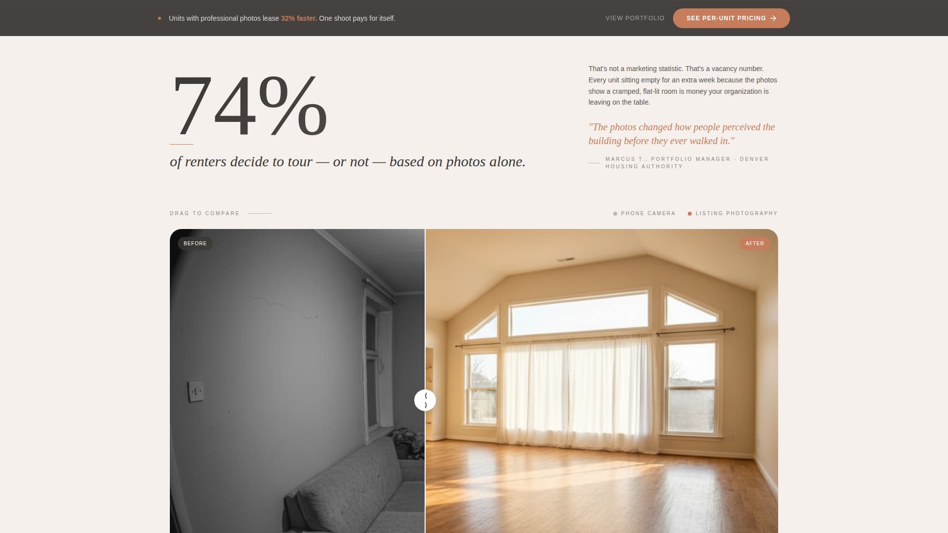 Listing - Stunning Affordablehousing Landing Page Template