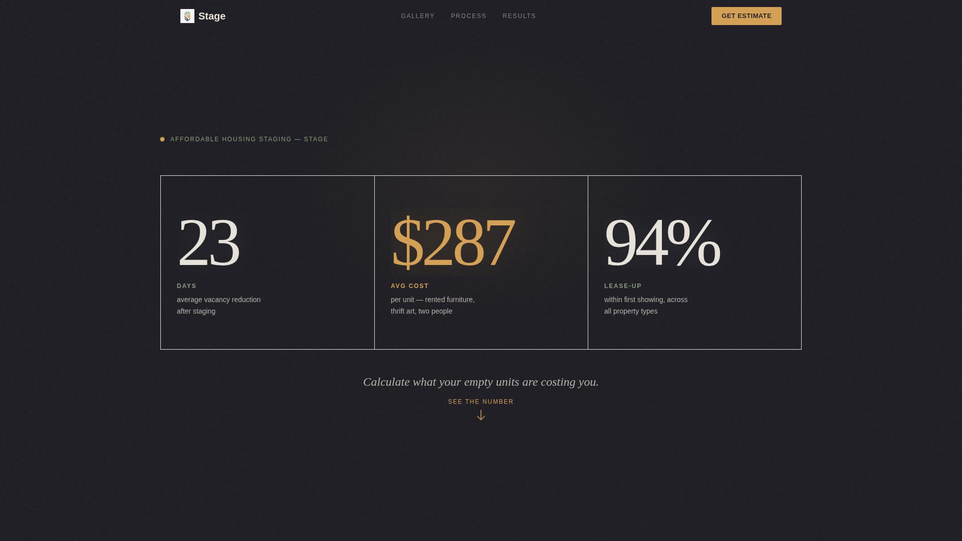 Vacancy - Luminous Housing Landing Page Template