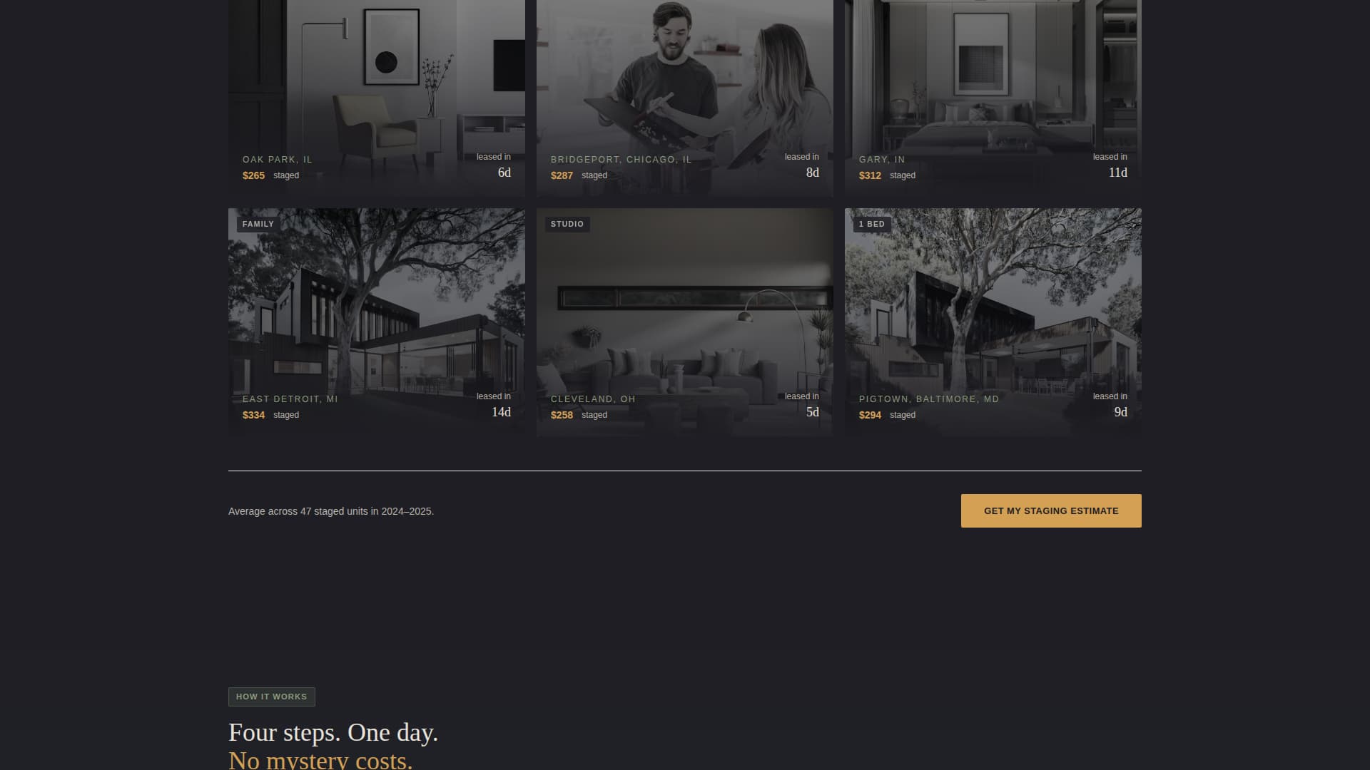 Vacancy - Luminous Housing Landing Page Template
