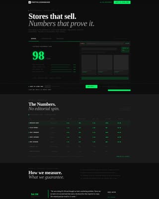 E-Commerce Portfolio & Conversion Architecture Website Template