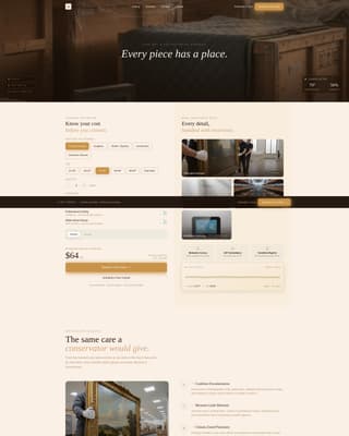 Vault - Premium Art Storage Landing Page Template