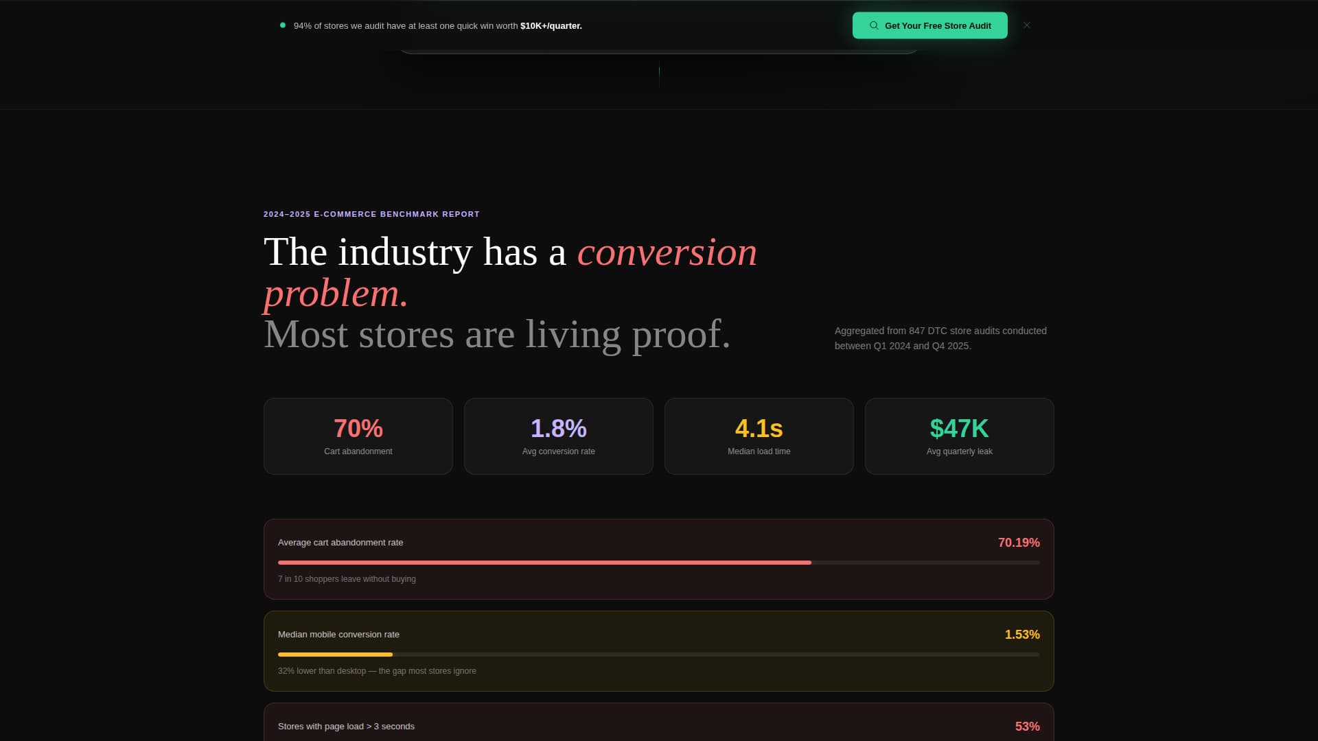 E-Commerce Service Studio Revenue Calculator Website Template