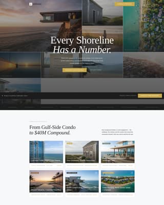 Appraise - Authoritative Beachfront Landing Page Template