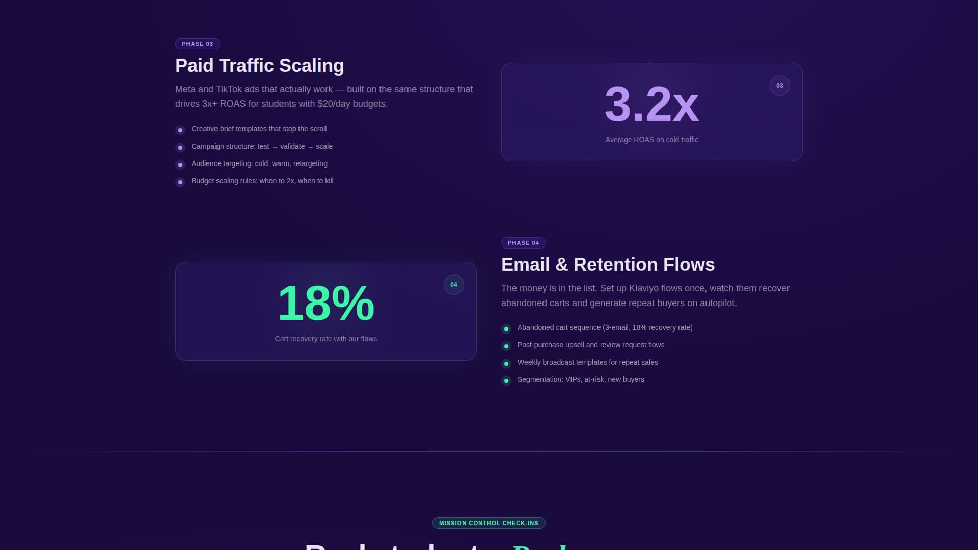 Launchpad - Electric Ecommerce Landing Page Template