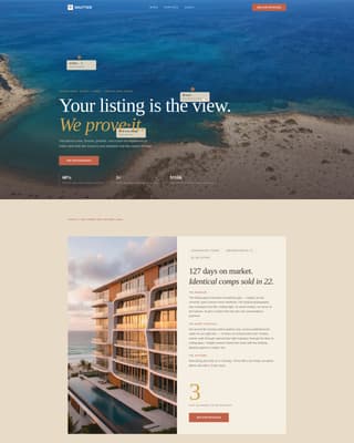 Shutter - Precision Beachfront Landing Page Template