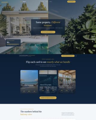 Tideline - Precision Beachfront Landing Page Template