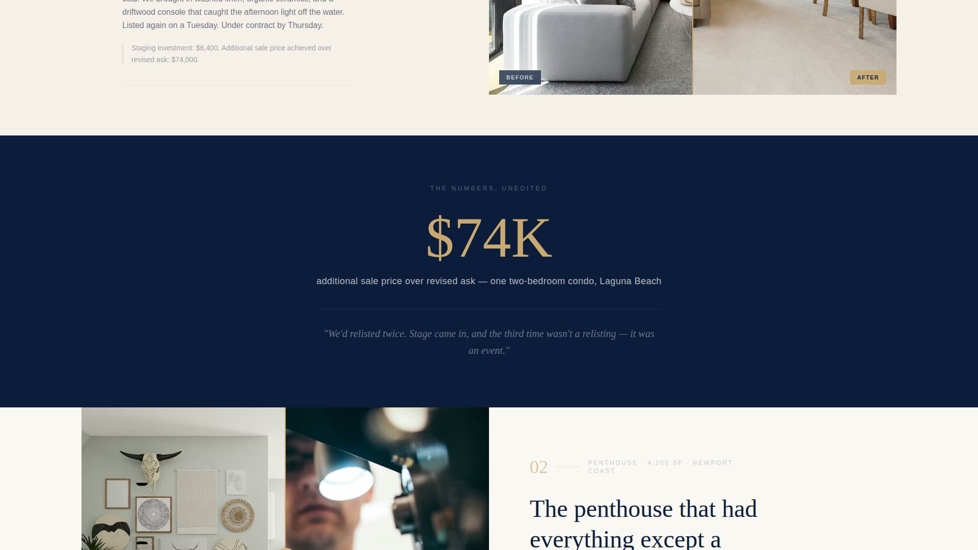 Coastal - Luxe Beachfront Landing Page Template