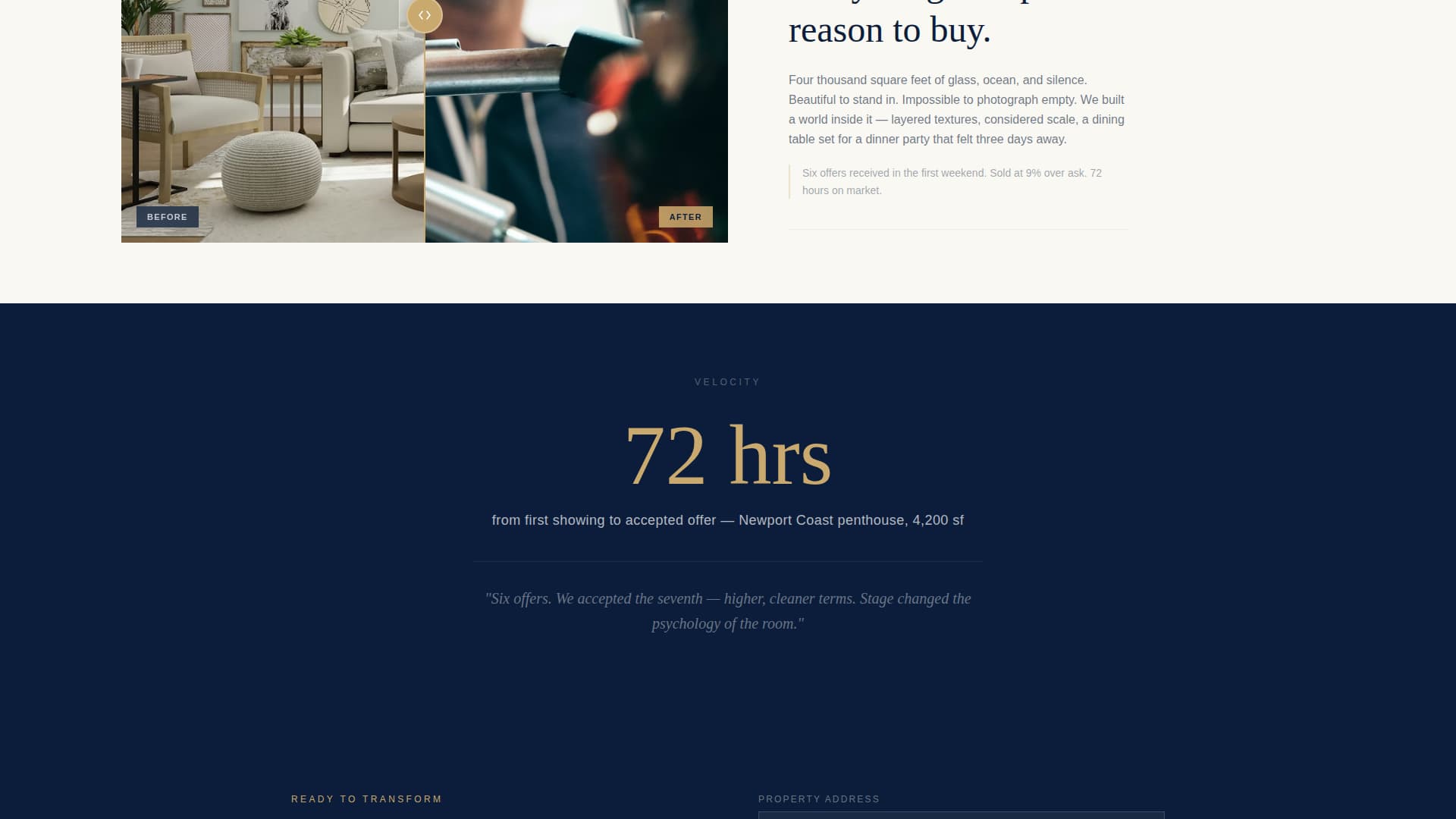Coastal - Luxe Beachfront Landing Page Template