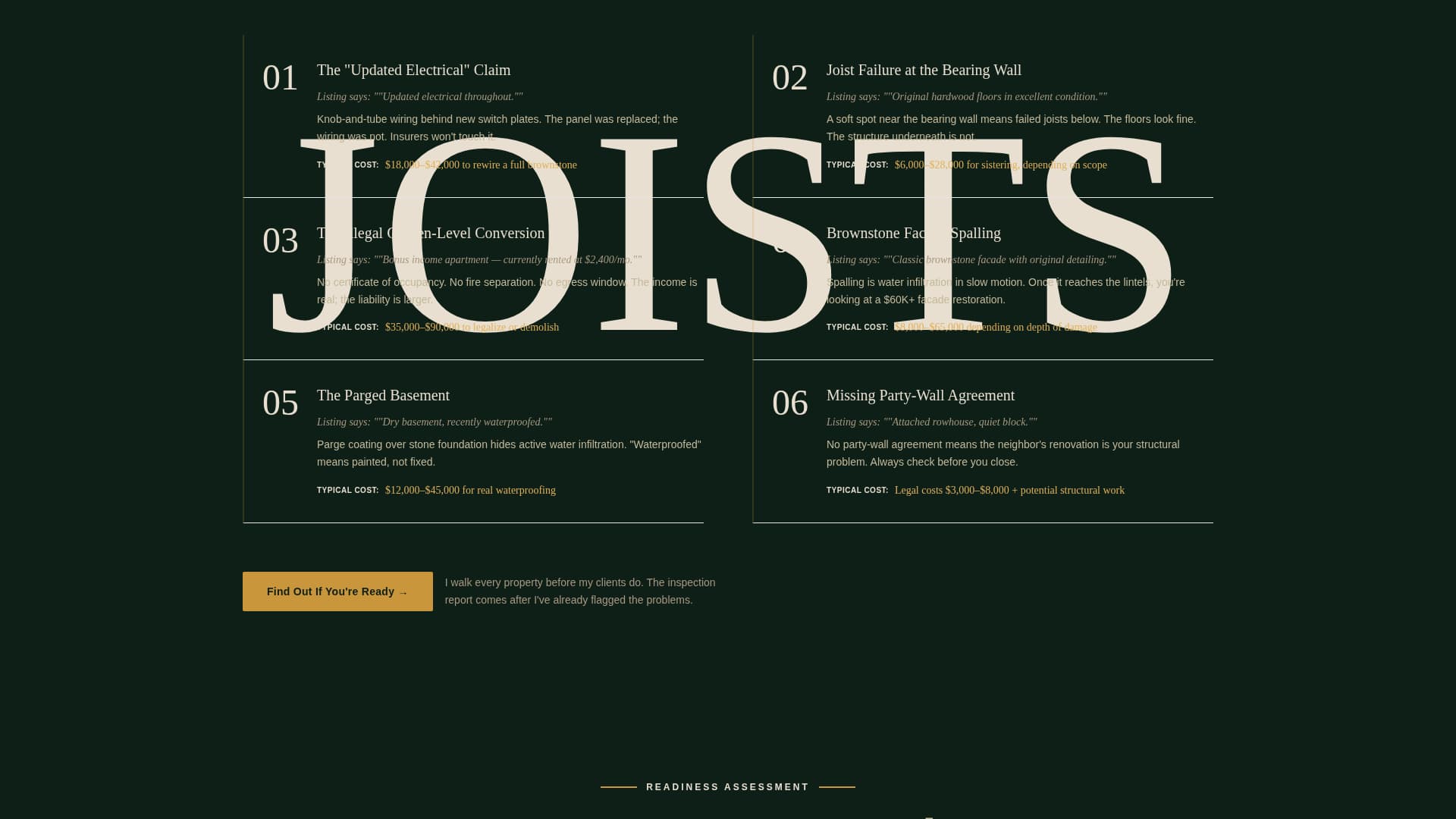 Brownstone - Immersive Rowhouse Landing Page Template