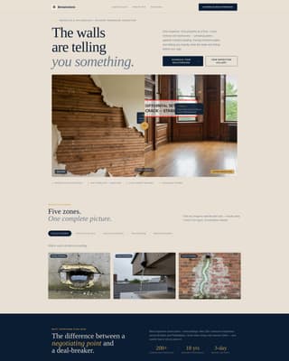 Brownstone - Trusted Inspection Landing Page Template