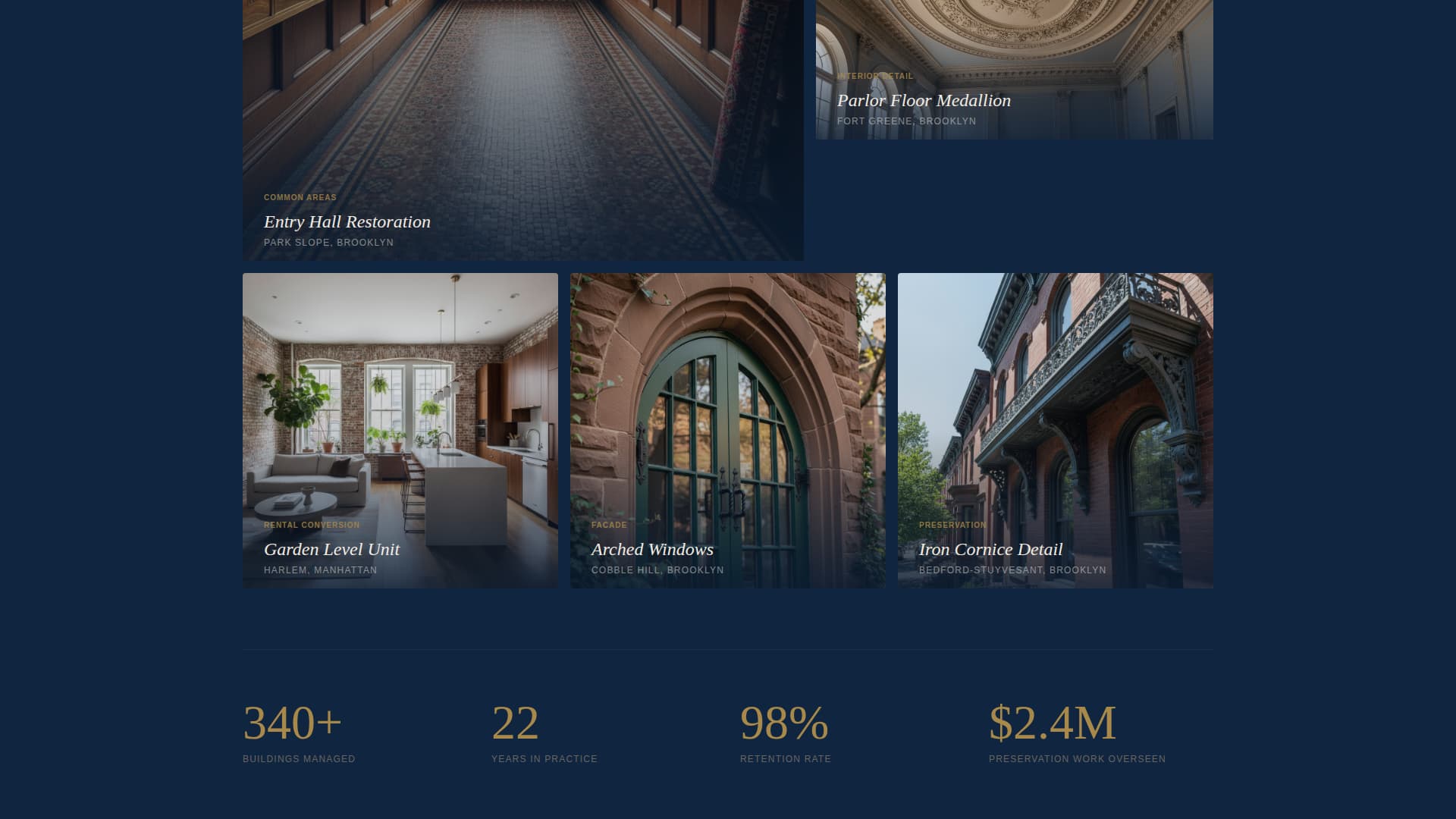 Brownstone - Authoritative Property Landing Page Template