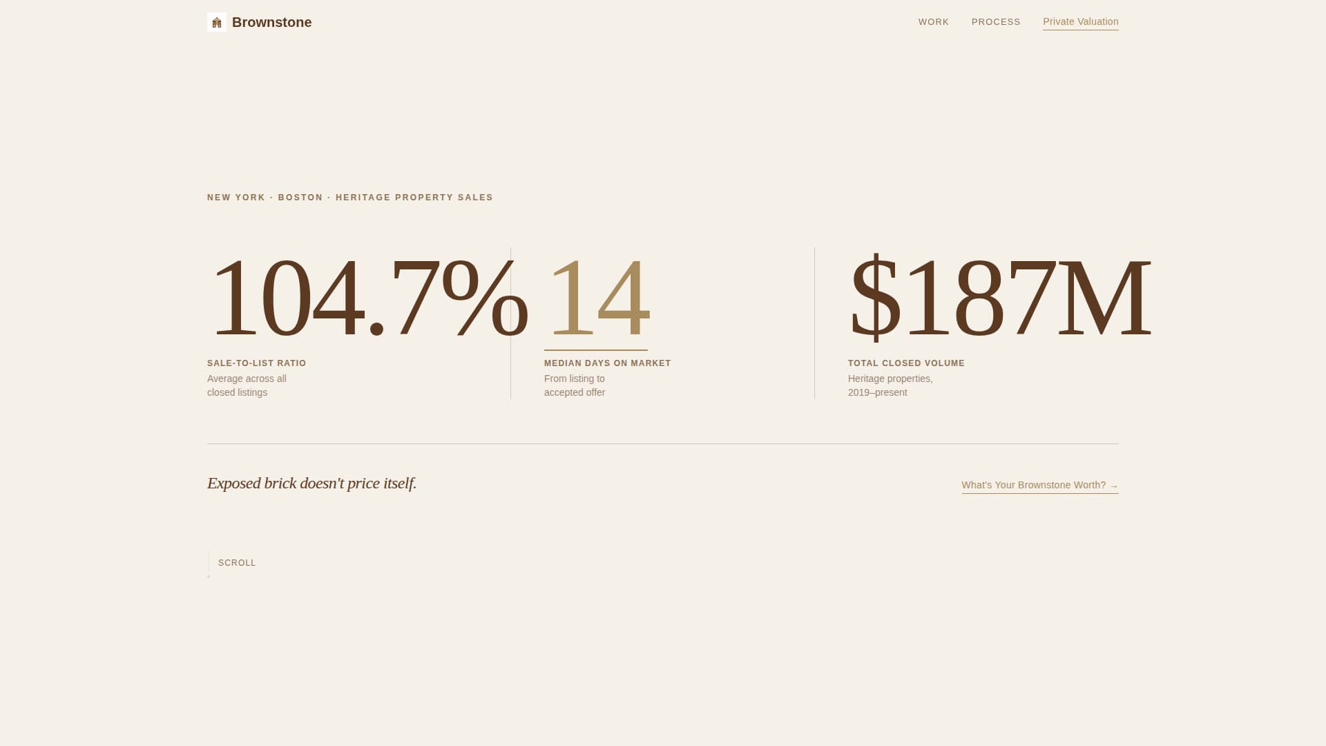 Brownstone - Commanding Heritageproperty Landing Page Template