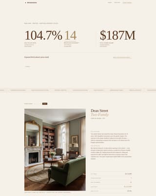 Brownstone - Commanding Heritageproperty Landing Page Template