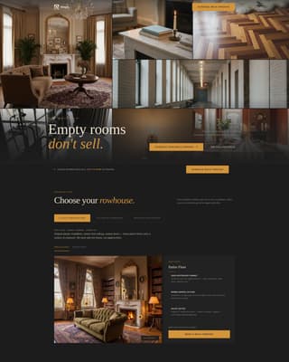 Parlor - Immersive Staging Landing Page Template