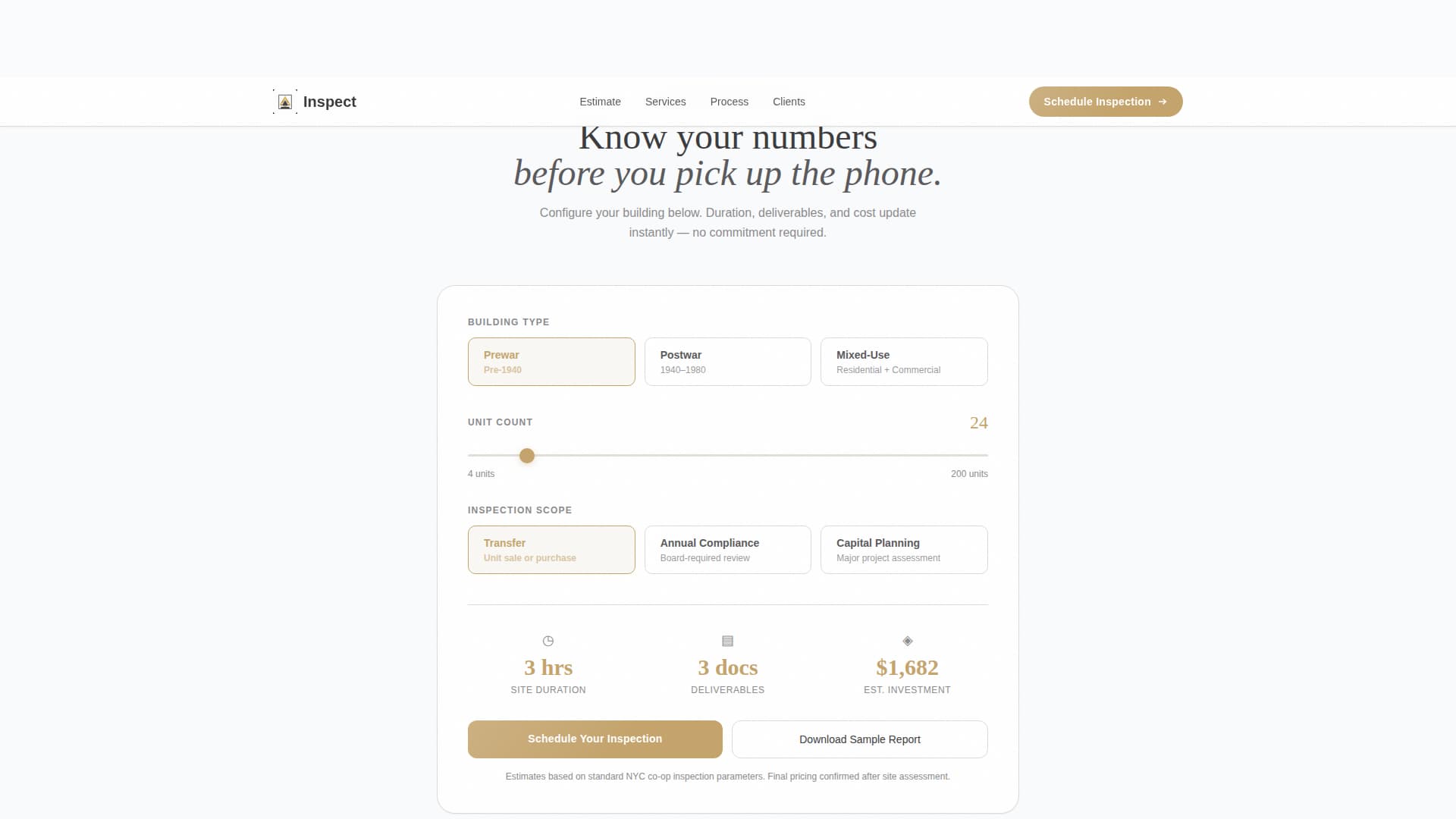 Inspect - Trusted Co-op Landing Page Template
