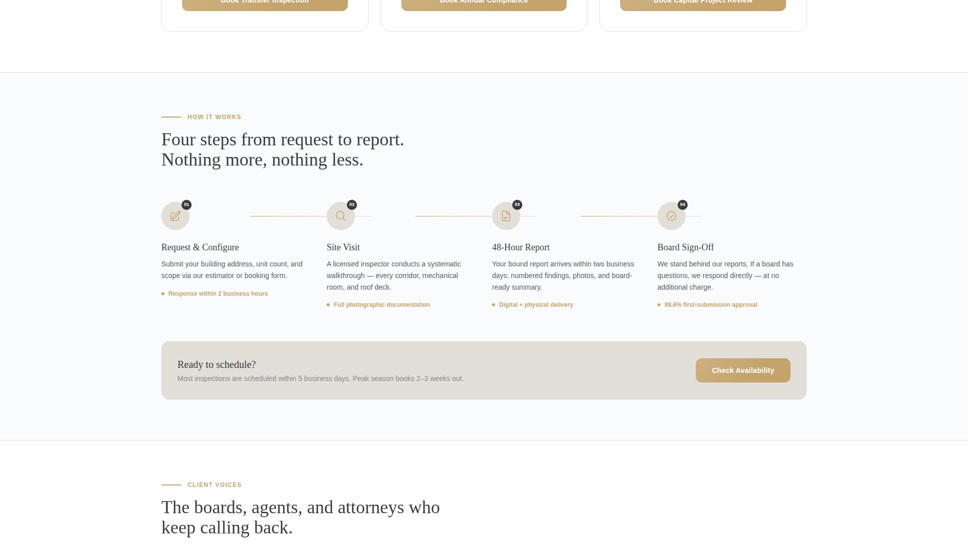 Inspect - Trusted Co-op Landing Page Template