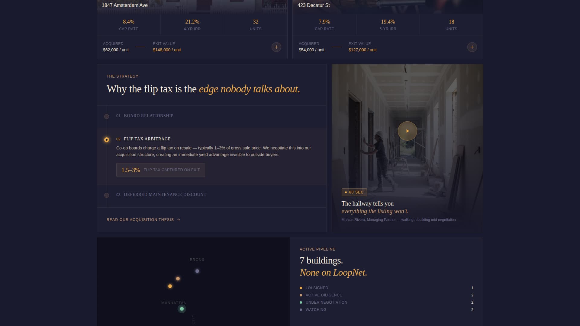Equity - Immersive Co-op Landing Page Template