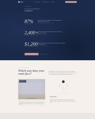 Palette - Authoritative Colorconsulting Landing Page Template