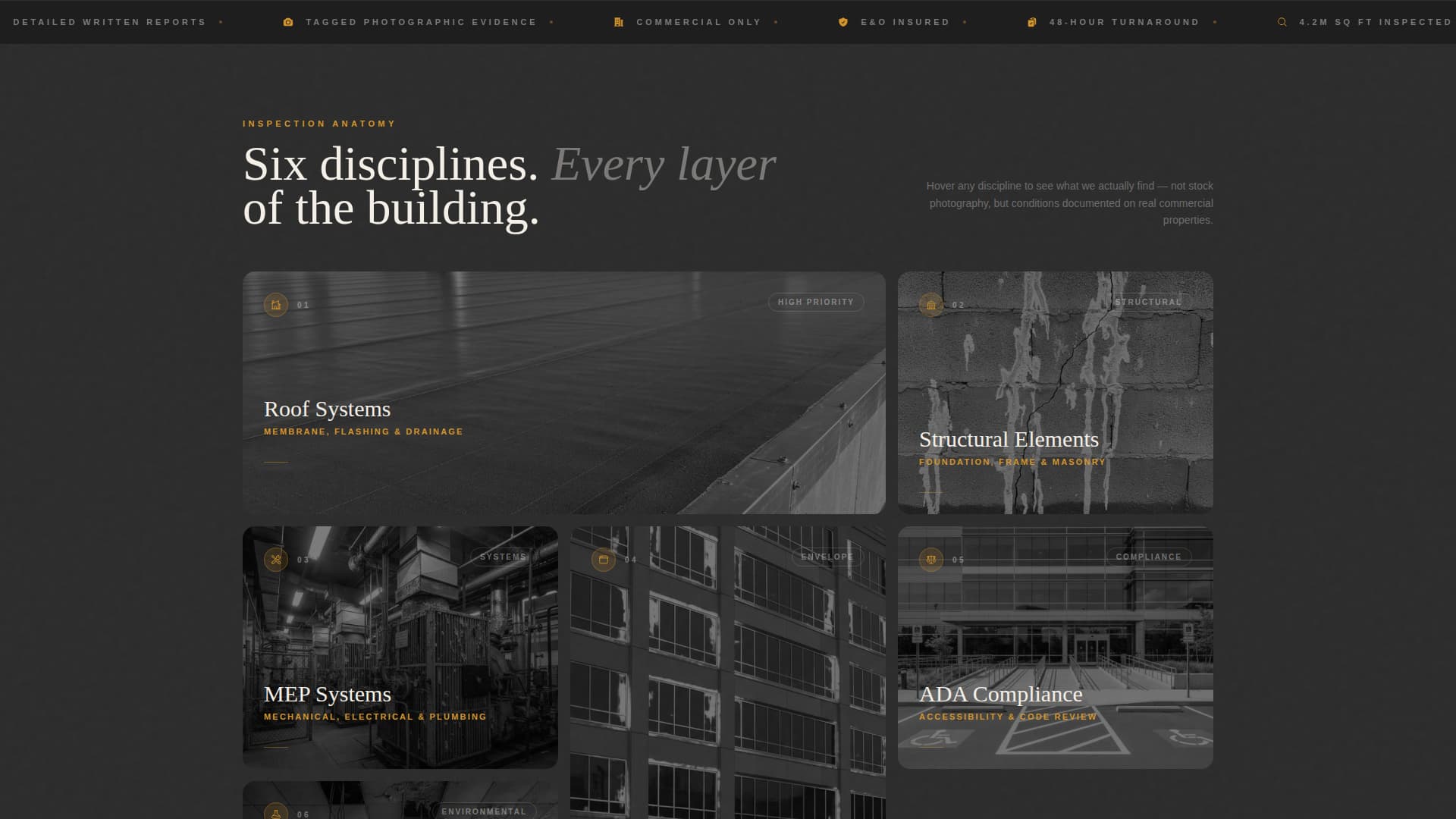 Inspector - Authoritative Commercial Inspector Landing Page Template