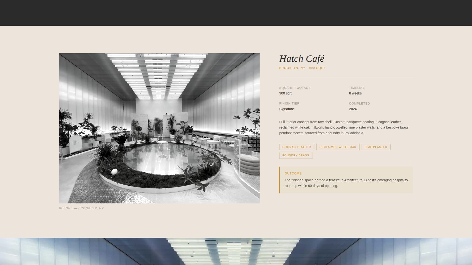 Atelier - Transformative Commercial Landing Page Template