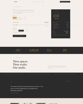 Atelier - Transformative Commercial Landing Page Template