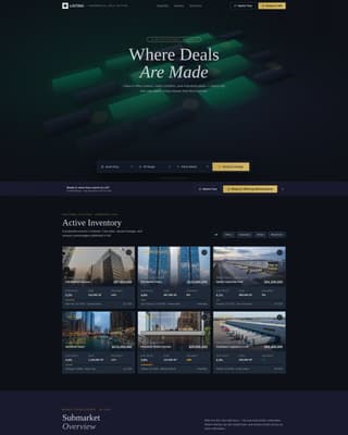 Listing - Executive Commercial Landing Page Template