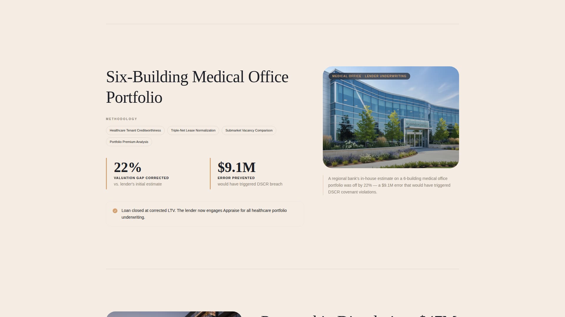 Appraise - Authoritative Commercialappraisal Landing Page Template