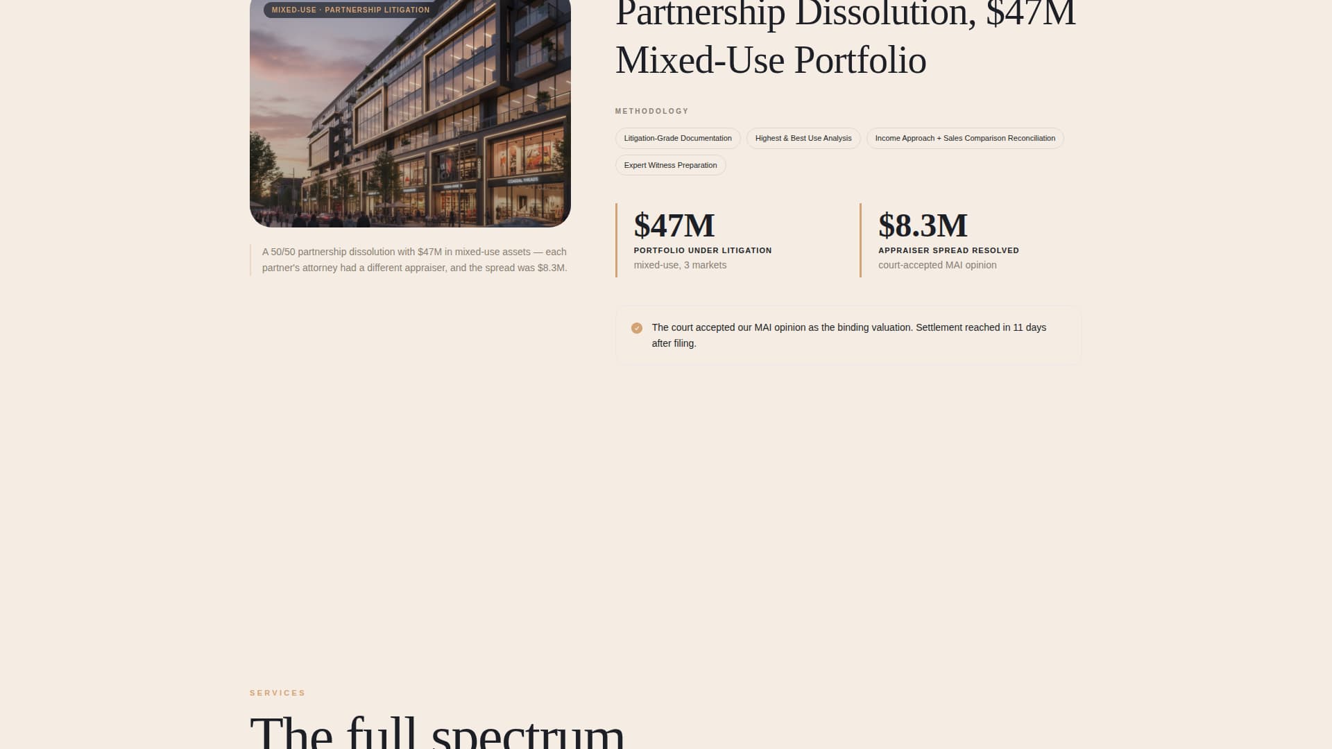 Appraise - Authoritative Commercialappraisal Landing Page Template